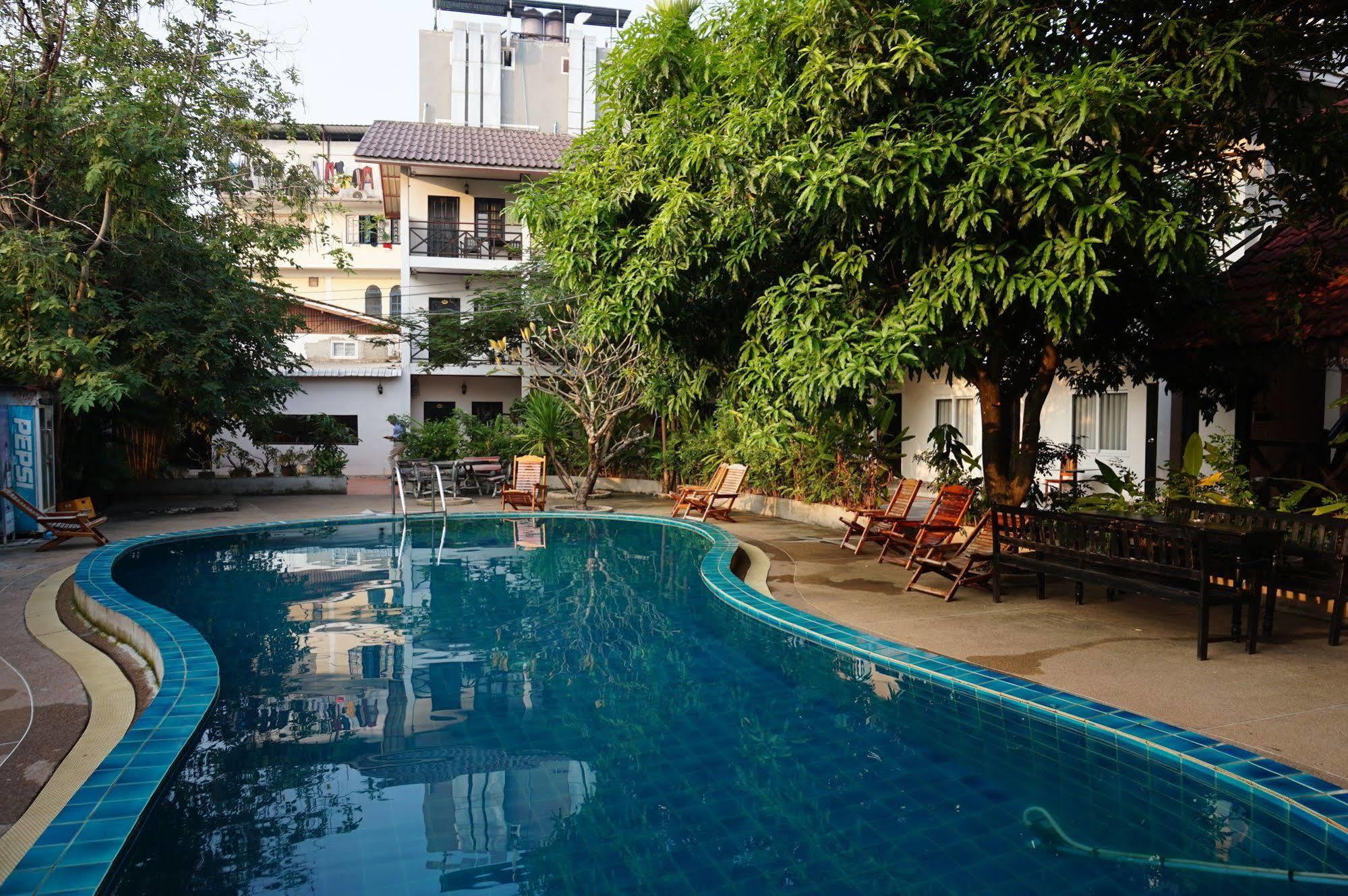Vientiane Garden Villa Hotel Exterior foto